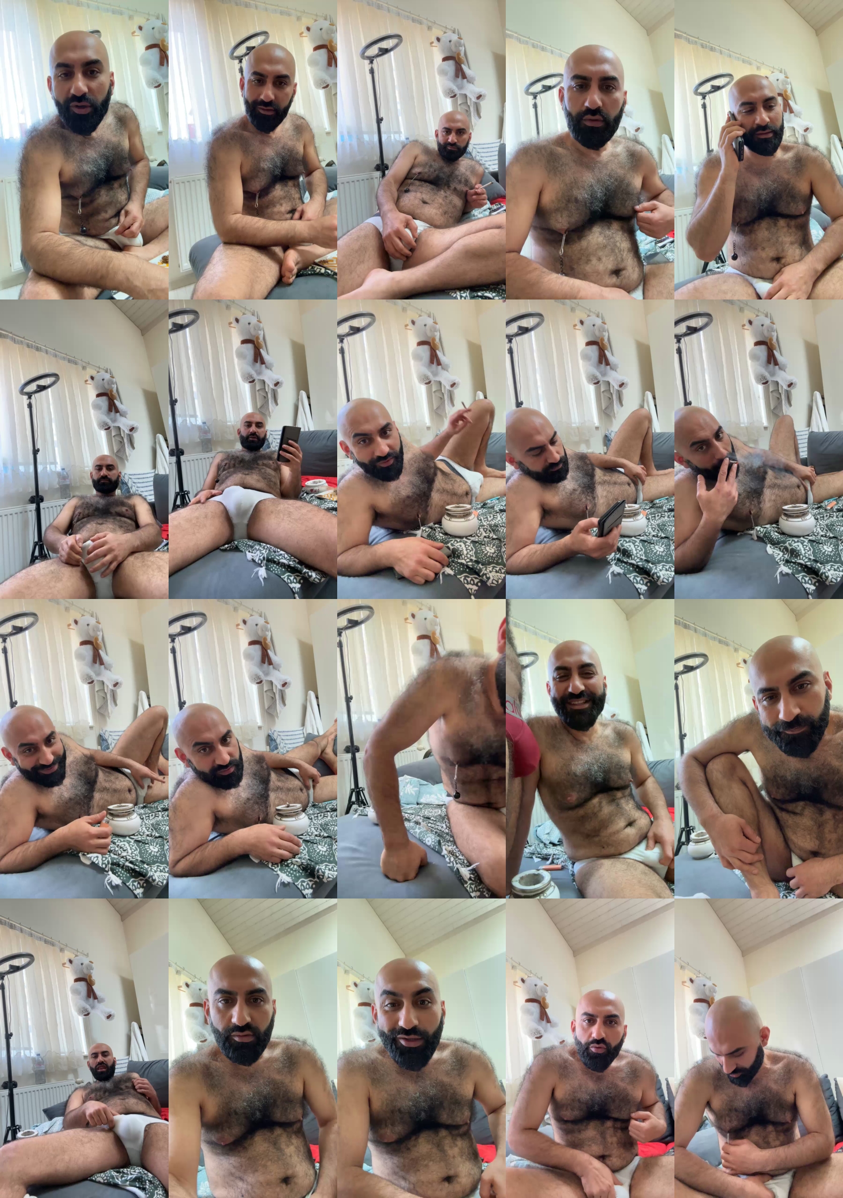 HairyCoupleAY  28-05-2023 Recorded Video Nude