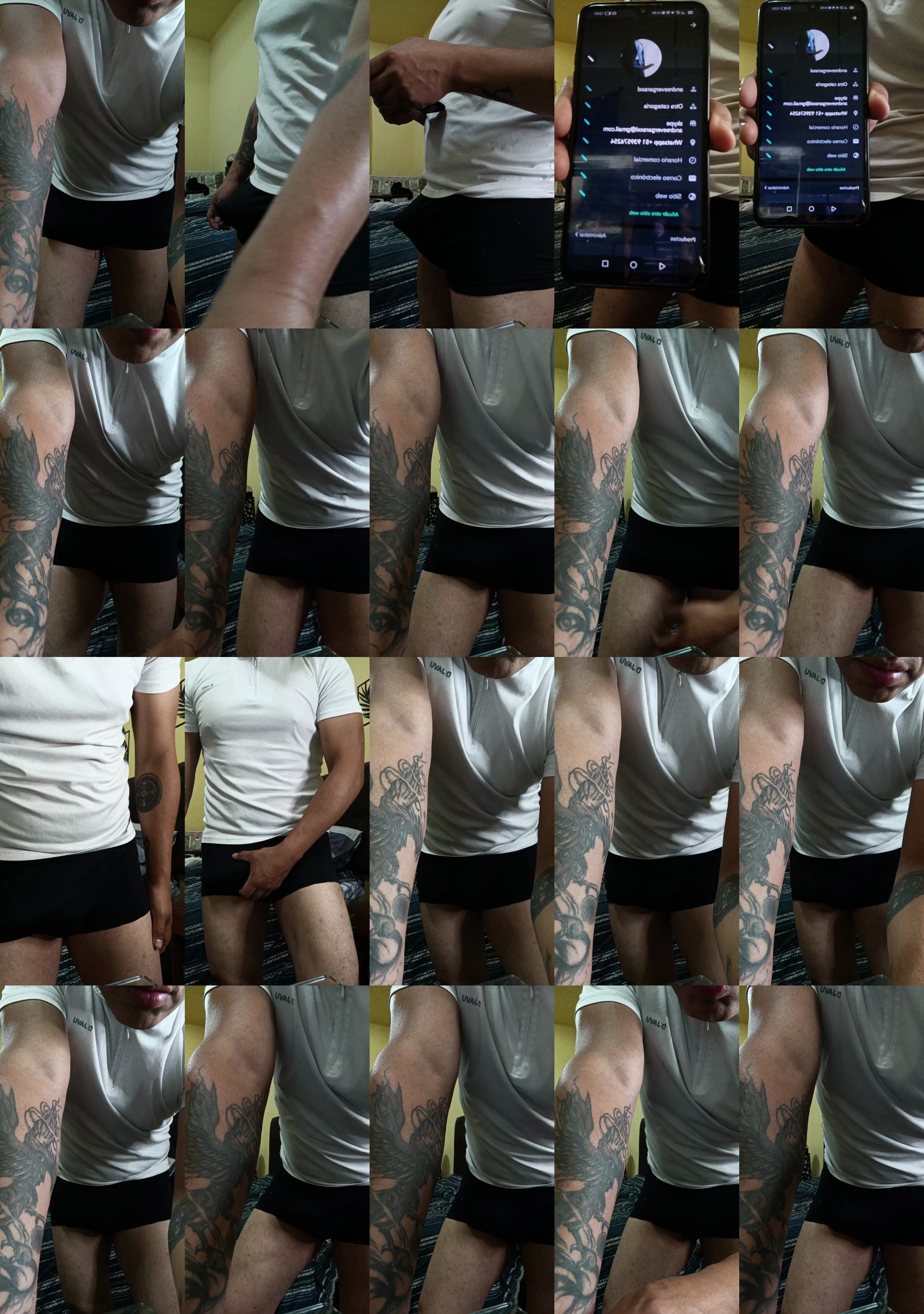 20dotadogym  10-08-2023 Recorded Video naked