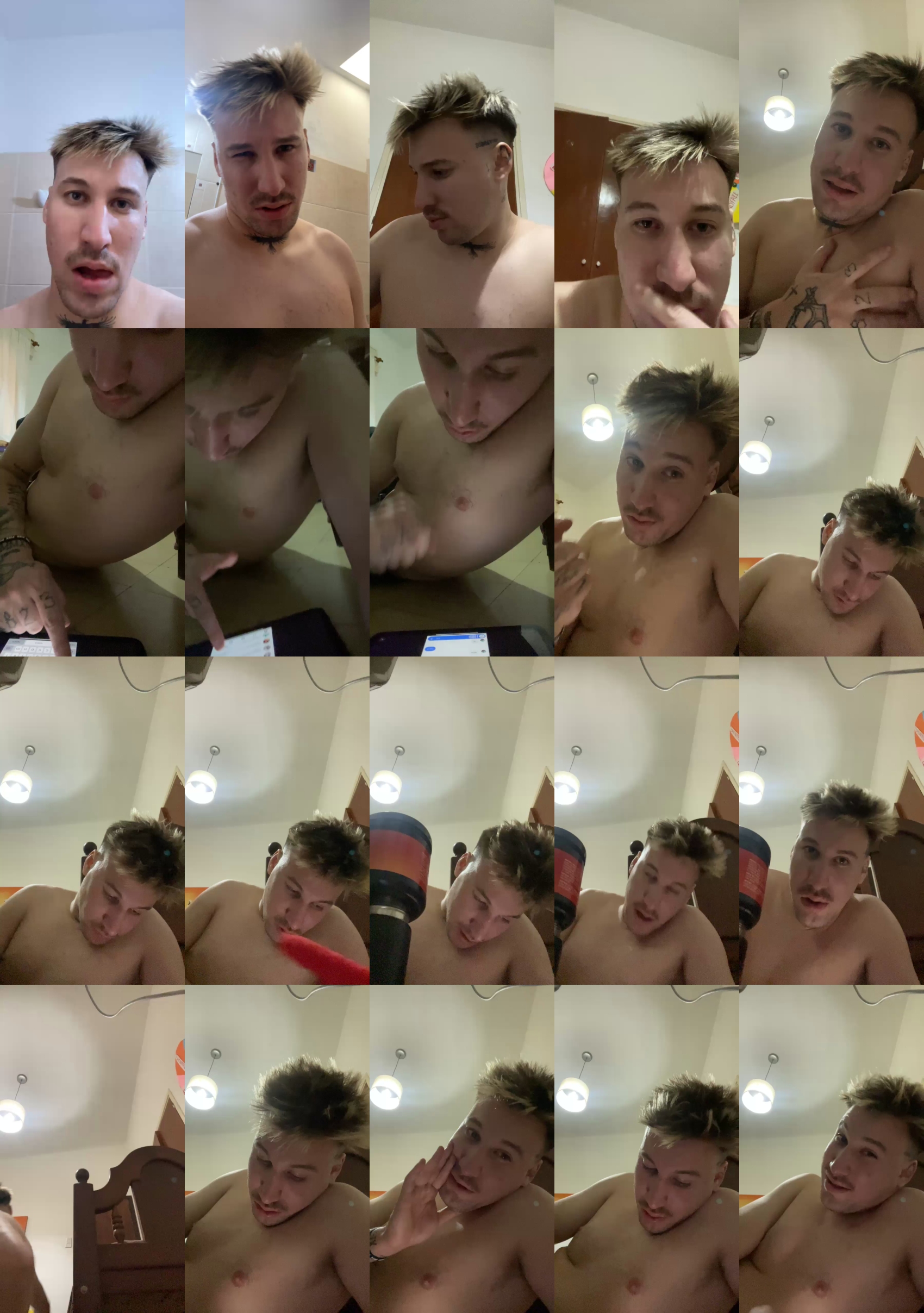 GastonGirod  01-09-2023 Recorded Video Topless