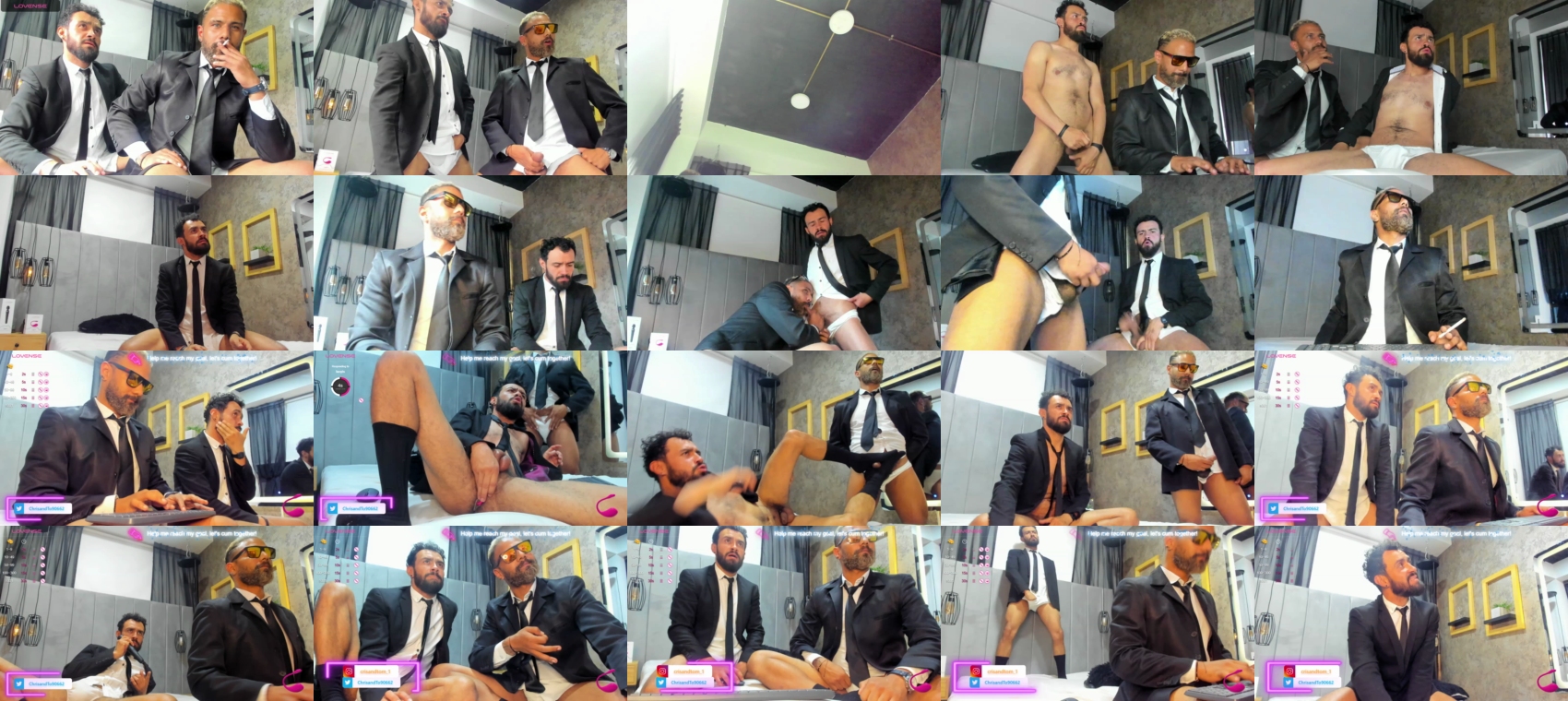 ChrisandTom  15-10-2023 Recorded Video naked