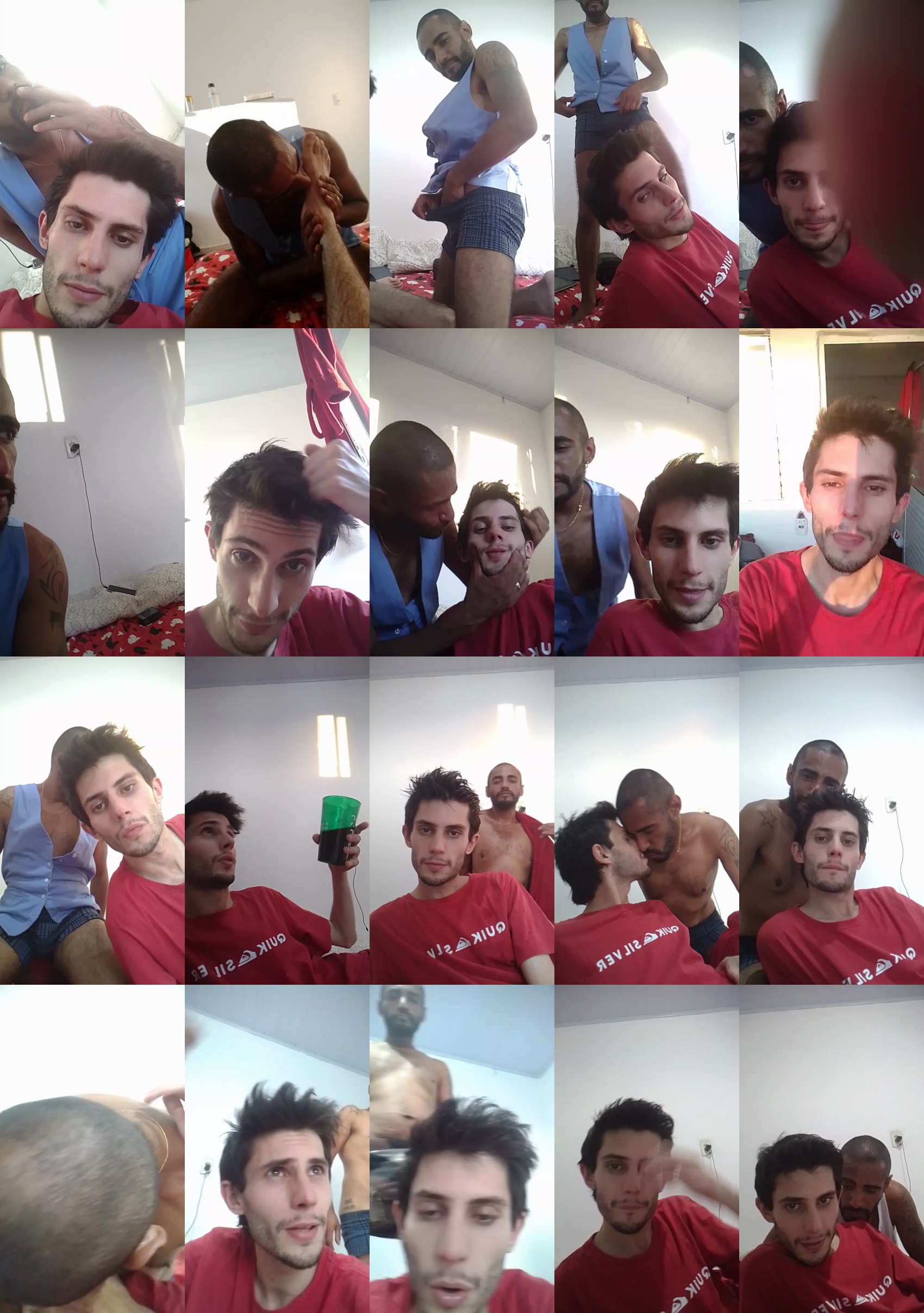 BlackandTwinkBR  12-11-2023 Recorded Video kiss