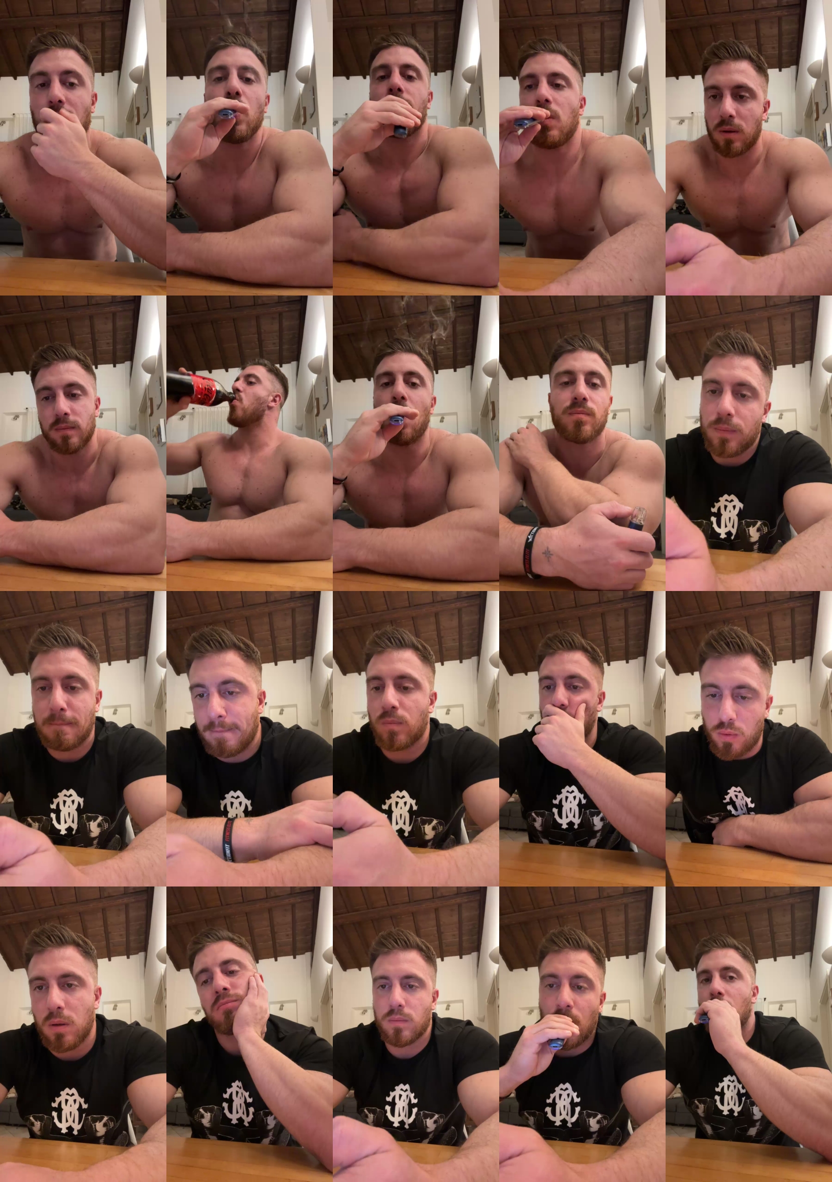 Bigwhitebull 08-12-2023 Recorded Video kissing
