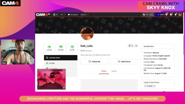 SkyyKnox 01-09-2025 Recorded Video dirty