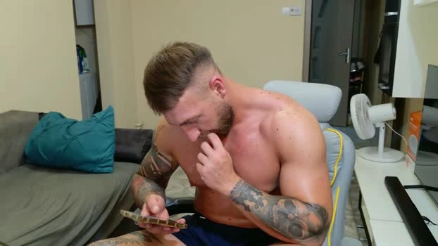 BoyTatto95 Live 22-06-2026 Gay Cam gag toy
